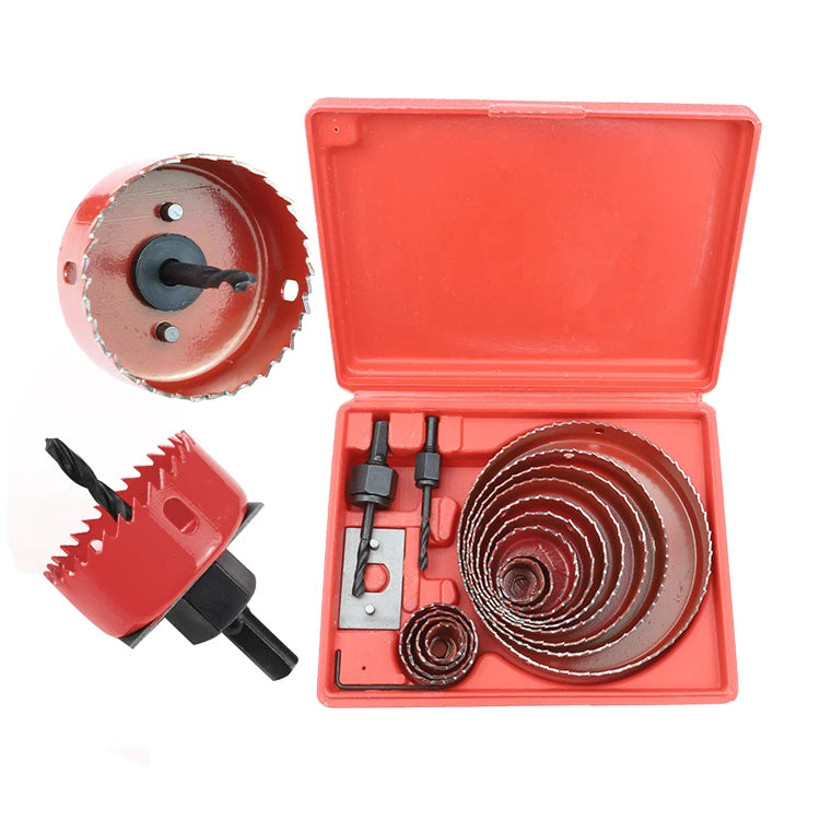 Professional NINDEJIN #50 Steel Quenching Finish 19-127mm Metal Countersink Drill Bit Wood Drilling Kit