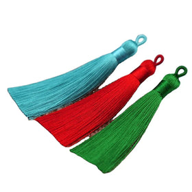 Wholesale Tassel Fringe Accessories 100% Polyester Many Colors for Home Textile Decorative Curtains Keychains Earrings Garments