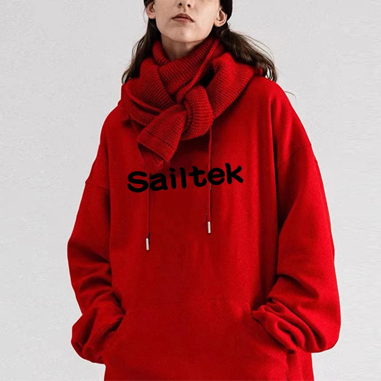 Custom Fall Winter Women Clothes Wholesale Unisex Pullover Red Hoodies Christmas Hoodie for Women