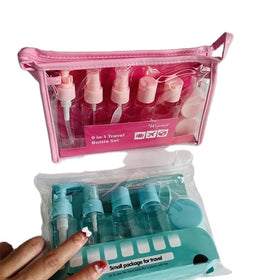 Plastic Spray Bottles Custom Label Portable Cosmetic Plastic Travel Bottle Mini Empty Bottle Set