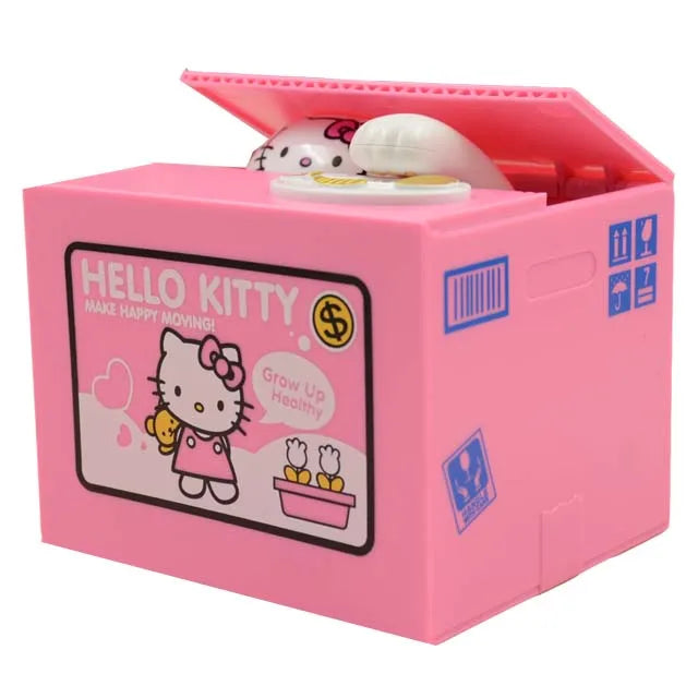 Multifunctional ABS Plastic Tin Coin Bank Quality Money Box in Cans Money Saving Features