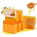 Wholesale Fast Whitening Manuka Honey Soap 200g Natural Handmade Anti-Acne Lightening Face Body Solid Soap for Dark Skin Tone