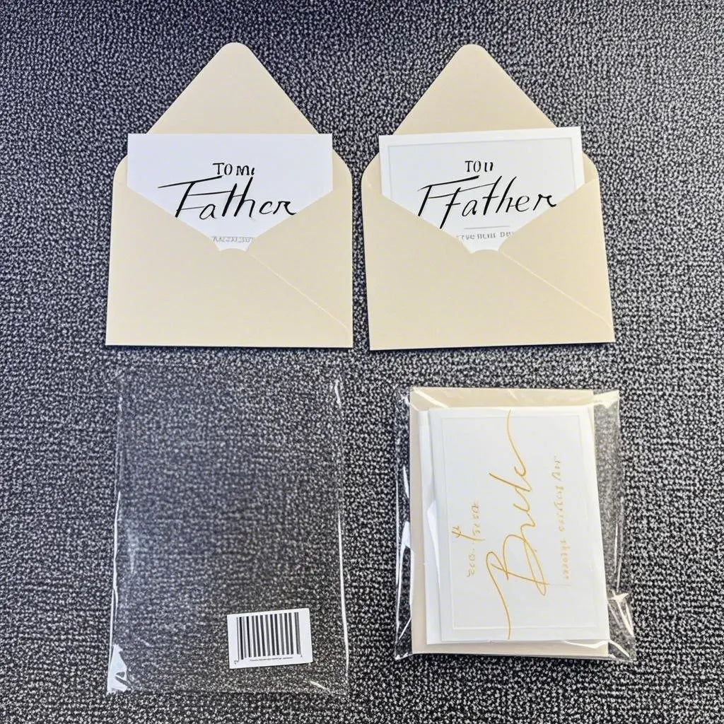 Customized Embossed Thank You Card Textured Design for a Tactile Experience