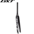 BXT T800 Carbon Fiber Disc Brake OEM Road Bike Fork China Supplier Flat Mount Thru Axle Fork Internal Brake Cable Routing