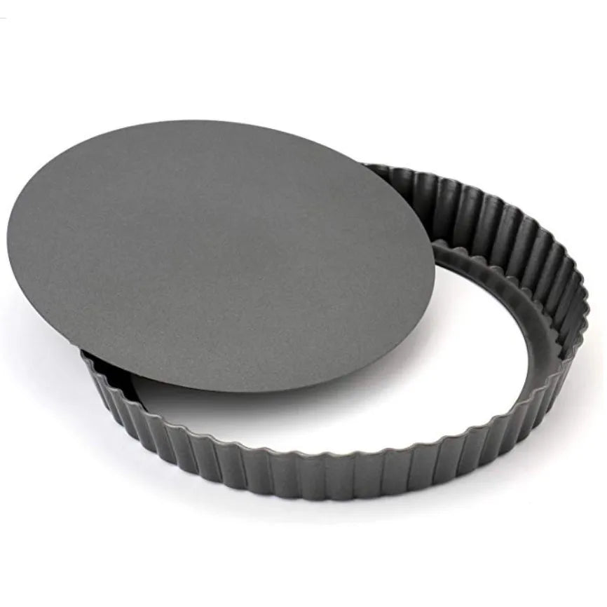 6 Inch Non-stick Loose Bottom Round Aluminum Alloy Quiche Pan Tart Pan Pie Pan Pizza Tray