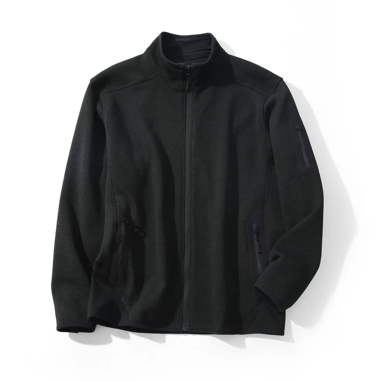 Eco-Friendly Men's Full-Zip Fleece Coats Waterproof Winter Professional Outdoor Hiking Fall Adventures Work Jacket