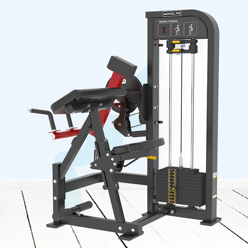 Fitness Commercial Strength Gym Fitness Equipment Dual Functional Trainer Biceps Curl/ Triceps Extension