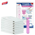 Foldable & Flexible Travel Wardrobe PA Plastic Vacuum Storage Bag Space-Saving Compression for Clothes Bedding Reusable Pimp Set