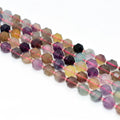 Wholesale 8mm Natural Bucket Shaped Fluorite Loose Gemstone Beads For DIY Jewelry