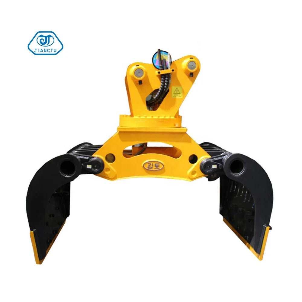 OEM Fixed Type Rotating Type Hydraulic Excavator Demolition Grab Attachment