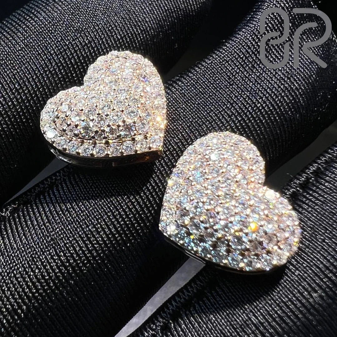 Fast Shipping 1 CT 14K 18K Gold Earring GIA IGI Certified Round Brilliant Cut Lab Grown Diamond Ice Out Fine Jewelry Earring