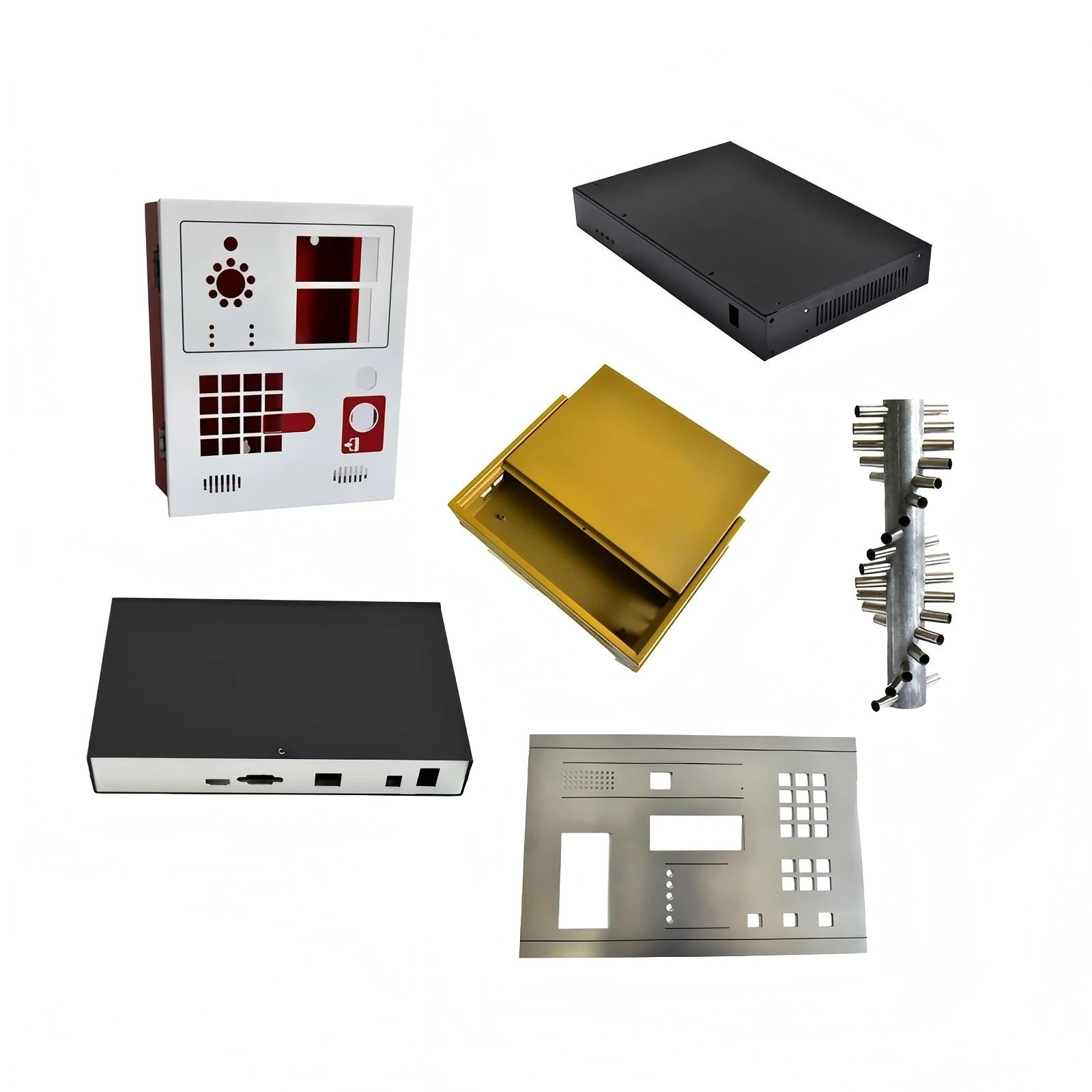 OEM Welding Aluminum Stainless Steel  Brass Copper Laser Cutting Stamping Sheet Metal Fabrication for Case and Housing