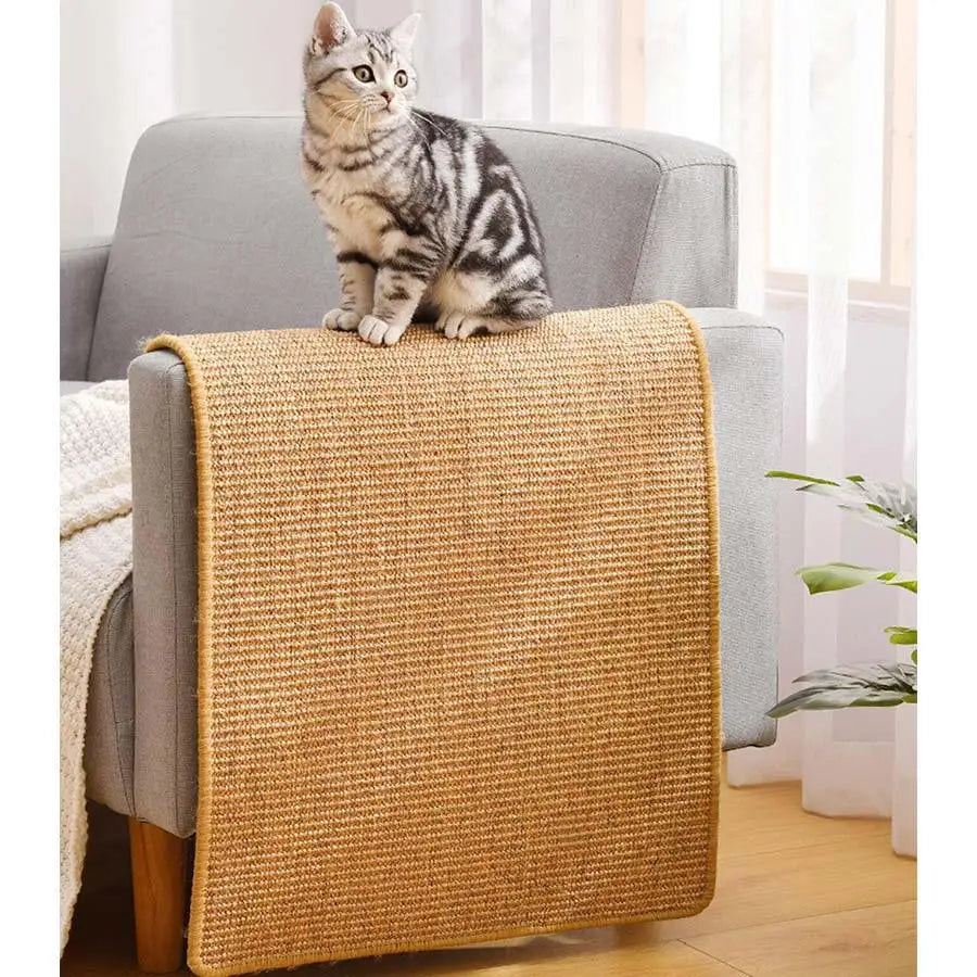 Light Luxury High-end Bedroom Bedside Blanket Bay Window Mat Imitation Sisal Foot Mat With Washable Back Living Room Rug