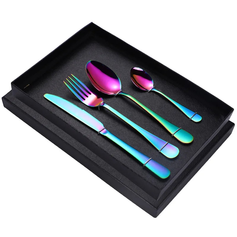 Gifts Flatware Set Wedding Cutlery Cheap Stainless Steel Cutlery 4pcs Set