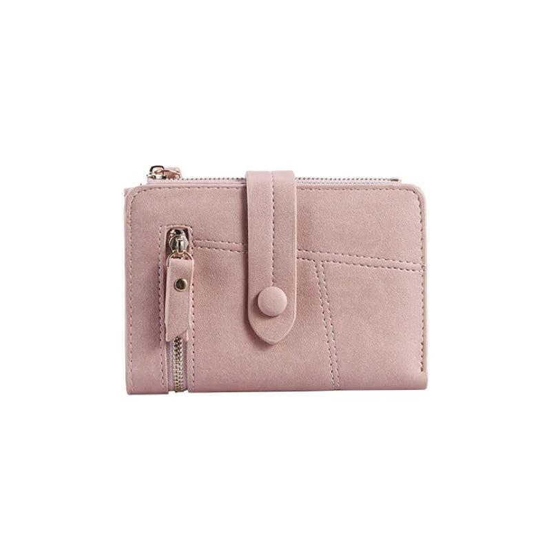 2025 Multi-fuction Ladies Purse PU Hasp Bifold Wallet Card Holder Wallet Leather for Women