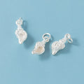 Hot Sales 925 Sterling Silver Conch Shell Pendant for Jewelry Necklace Making Charms