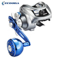 TAKEDO-Ecooda FEN-IX Bait Casting Fishing Reels Max Drag 6kg Jigging Reel Boat Gear Ratio 7.0:1 Drop Shoot Drum Reel