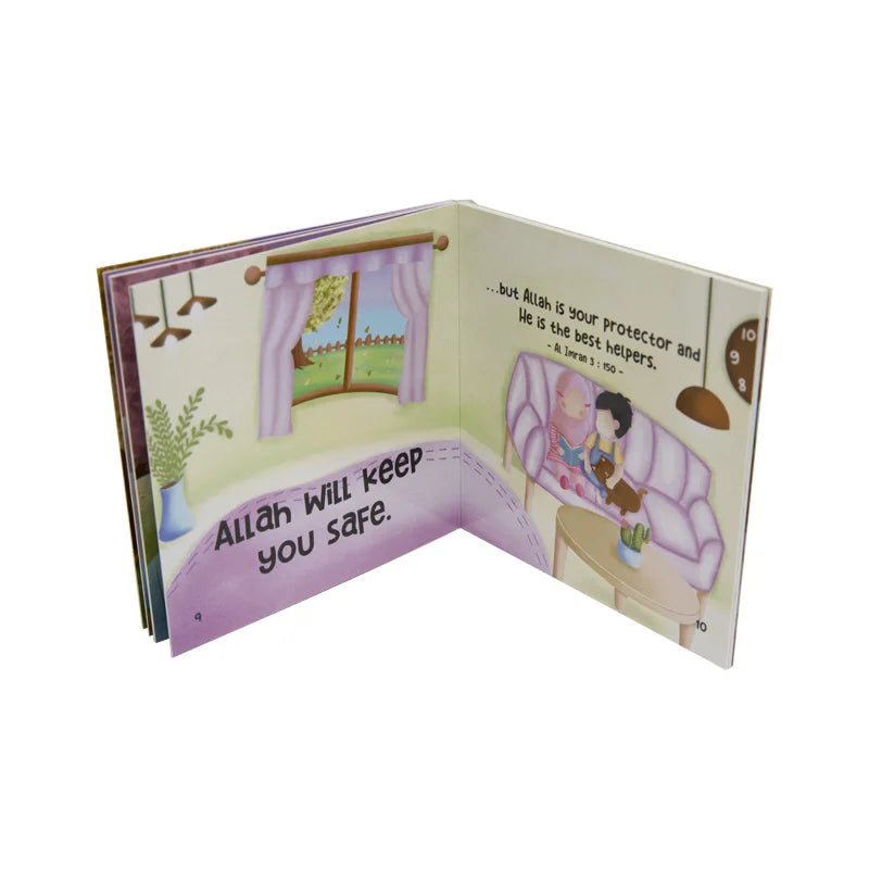 Factory Custom Kids Board Book Printing Services Children Thick Cardboard  Book