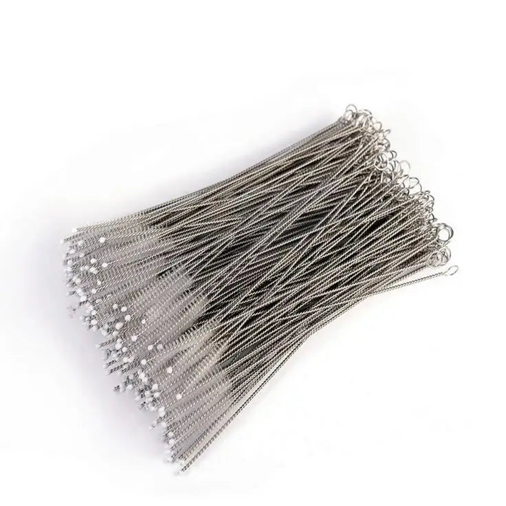 175mm Nylon Cleaning Brush for 6mm Stainless Steel Drinking Straw Reusable Straw Cleaning Tool