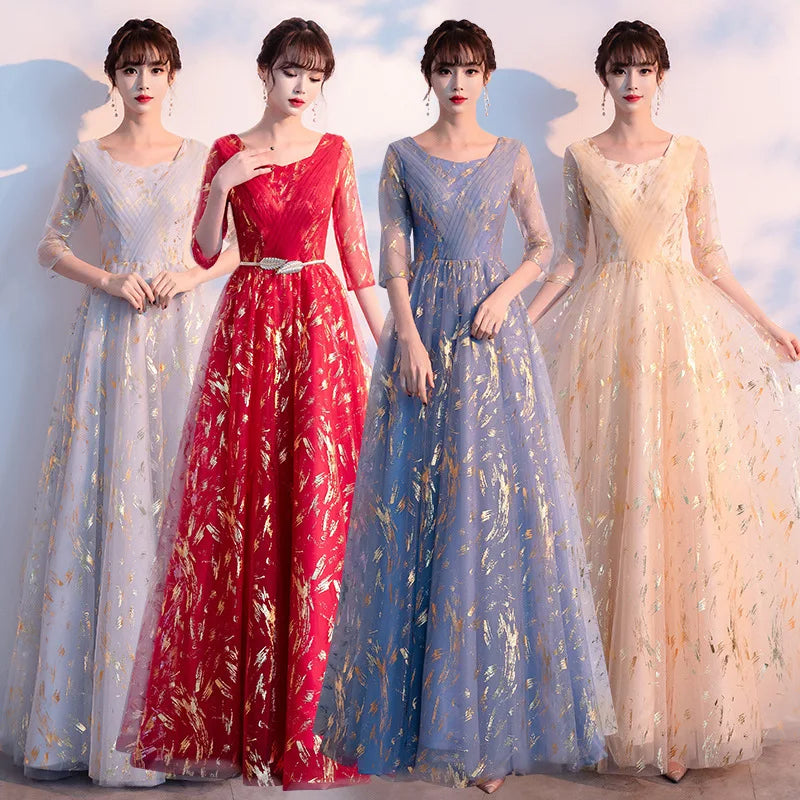 2024 New Arrival Women Chorus Dress A-Line Elegant Mother of the Bride Dresses for Wedding