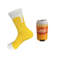 Custom Colorful Summer Anti-Slip Knitted Designer Gift Sets Box Funny Fashion Crew Cotton Beer Wine Socks for Men Women