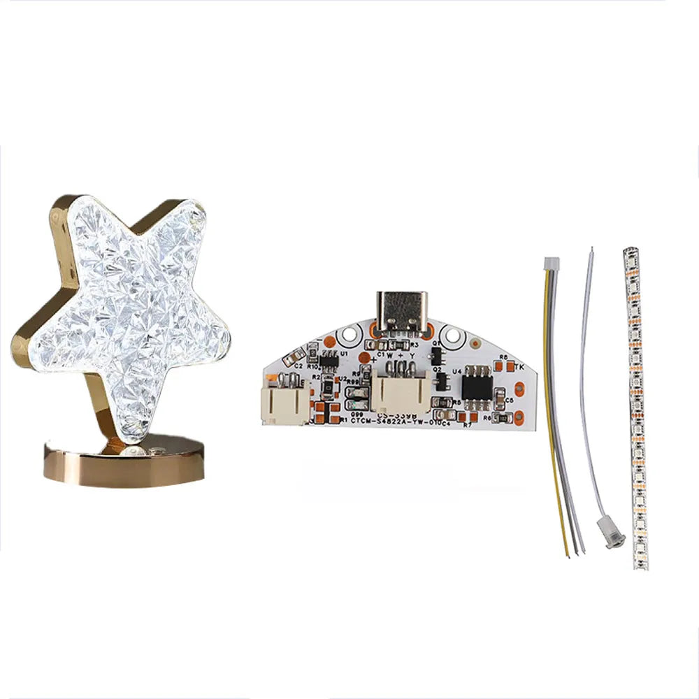 Star Moon Lamp Light Source Board Decorative Lamp Bedroom Atmosphere Lamp Set of Light Source Accessories