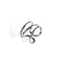 925 Sterling Silver Simple Three Layers Open Rings for Women CHIC Style Korean Pop Female Jewelry New Arrival