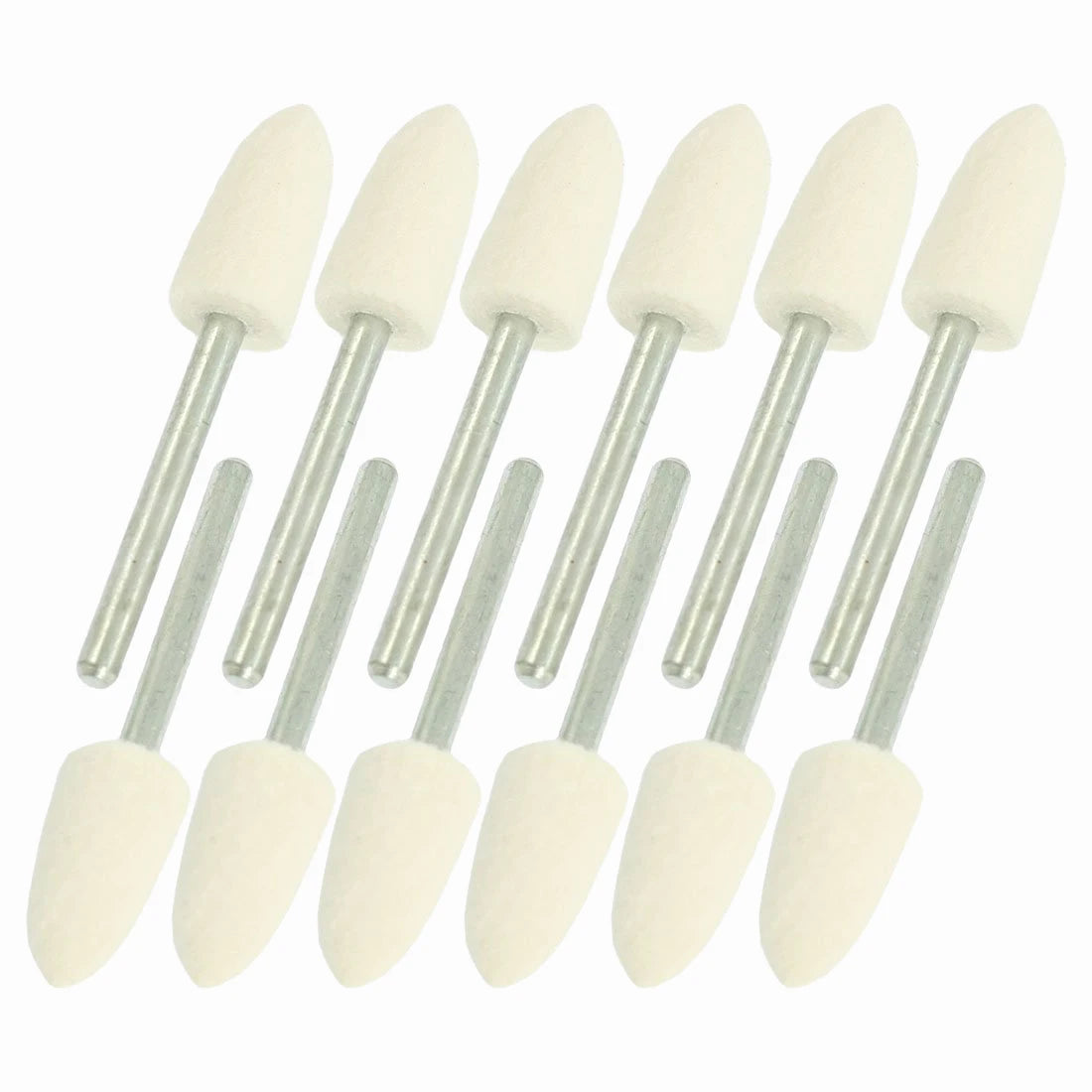 Wool Felt Bobs Polishing Tool Cylinder Medium Hardness OEM Customized Abrasive Stick Buff Wheel Grinding Head