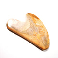HY Products heart shape jade mookaite jasper facial gua sha for face massage