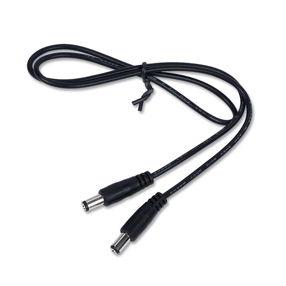 DC Male to Male Power Cable Dual-head Charging Cable Monitoring Power Cable