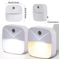 Dusk Automatically Turn on and Off plug in EU US Smart wall sensor night light for Kids Bedroom Bathroom Stairs