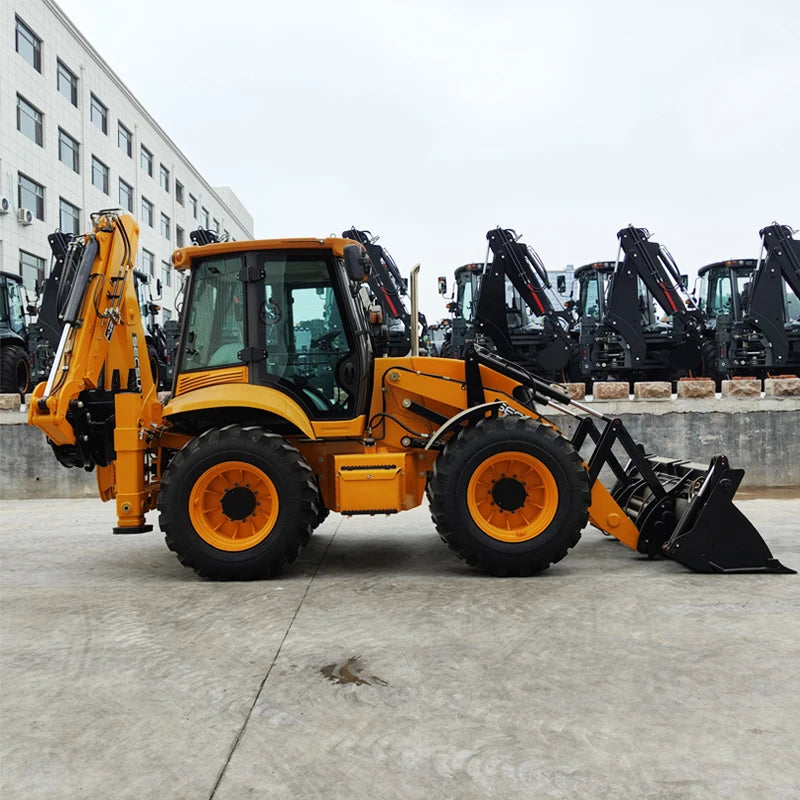 SECSUN BSC388H Mini Backhoe Wheel Loader Shovel Backhoe Loader Digger Sale 4x4 Excavator Backhoe Loader with Price