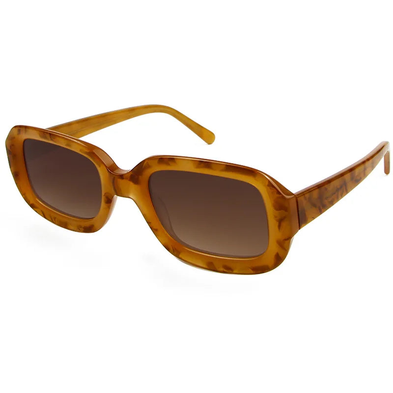 Trending Fashion Products 2024 New Arrivals Wide Temple Sunglasses Technology Good Price Custom Sunglasses Acetate