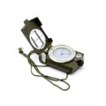 Multifunctional Nautical Navigation Compass Pocket Size Prismatic Lensatic Pointer Dial Display for Hiking Camping Survival