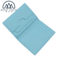 Custom Logo Luxury Genuine Leather RFID Blocking Fashion Minimalist Slim Passport Cover Travel Wallet Credit Card Slots