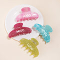 Mi Dairy High Quality Acetate Sequined 8.8cm Daily Use Hair Claws Clips