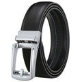 LQbelt New Design Click Belt Male Genuine Leather Belt Men's Automatic Buckle Belts for Men Factory Ratchet Custom logo