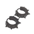 Trendy Piercing Punk Earrings Stainless Steel Black Cone Ear Hoop Huggie Hip Hop Jewelry