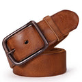 WESTAL Male Genuine Leather Luxury Belt Vintage Designer Buckle for Trousers Men's Belts for Men Quality Strap Leather Belt