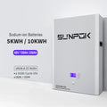 Sunpok Wall Mounted 48V Sodium Ion Battery Cell 100Ah/150Ah/200Ah High-Capacity 4000 Cycles CE Certified Wall Mounting Battery