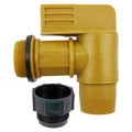 Polyethylene Poly Plastic Barrel Tap 3/4" BSP and 2" BSP Tank Faucet Chemical Dispensing Tap Ball Valve
