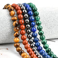Wholesale Natural Fancy Amethyst Beads Loose Beads Crystal Round Stone Beads for Jewelry Making