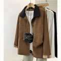 Boutique Wholesale 2025 Autumn New Fashionable Retro Corduroy Medium Long Style Temperament Women's Jacket