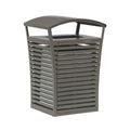 Outdoor Steel Garbage Container Trash Can Outside Street School Metal Rubbish Litter Bin Public Commercial Recycle Dust Bin
