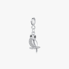 New Design DIY Small Pendant Accessories Jewelry 925 Sterling Silver Cute Woodpecker Charms Original Bracelet for Women