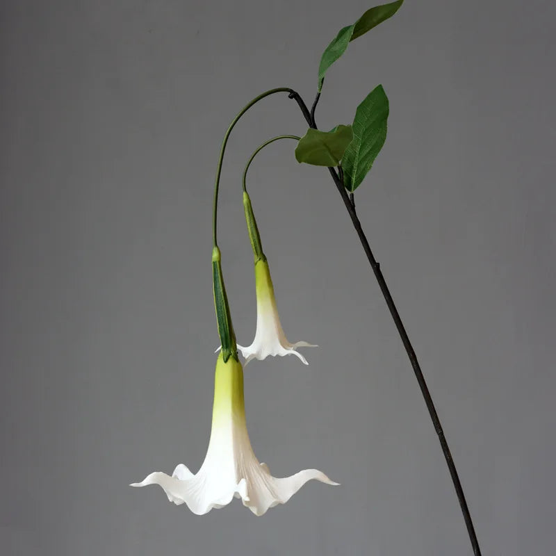 A-1226 Wedding Home Decoration Luxury Arrangement Flower Faux Silk PU Datura Real Touch Artificial Datura