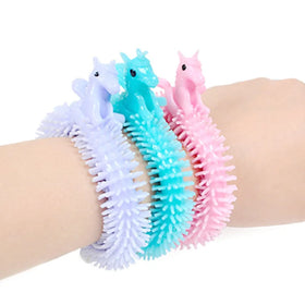 USSE Hot Sales Sensory Noodle Stress Relieve Toy Soft Rubber Stretchy String Fidget Accessory Inflatable Toy