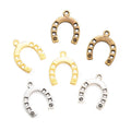 Antique Silver Plated Horse's Hoof Charms Pendant Accessories DIY for Bracelet Necklace 20*15mm D9320