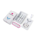 Private Label Luxury Teeth Whitening Kit with LED Non-Peroxide Powder Box Packaging