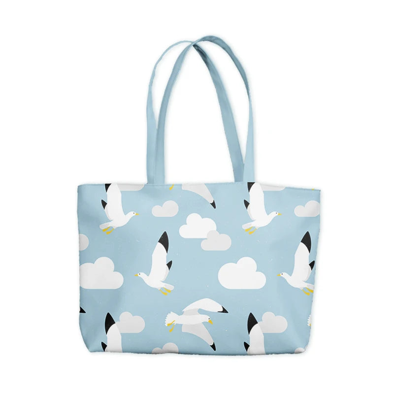 New Design Custom Cartoon Soft PU Leather Fabric Women Ladies Leather Handbags Tote Shoulder Bags High Quality Handbag